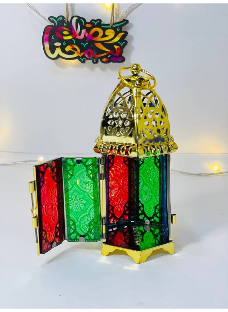 Ramadan gift box + 4 gifts (Tomtom doll + scented candle + small mosque lantern + golden lantern) - Image 4